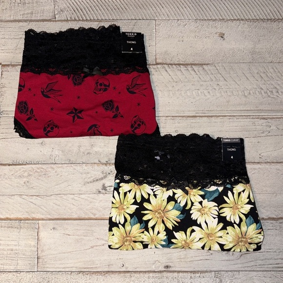 torrid Other - COPY - Torrid 2-Pair Of Thongs Size 4X (26) NWT!